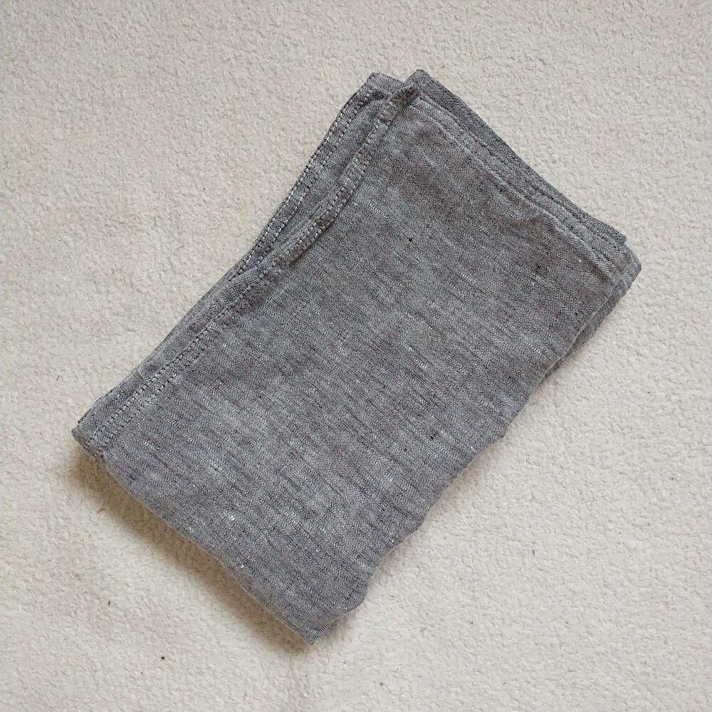 Brooklinen Pillow Case Standard Size 100% Linen Gray 1x 20x26"